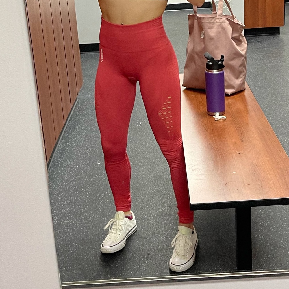 Gymshark Orange Leggings! XS